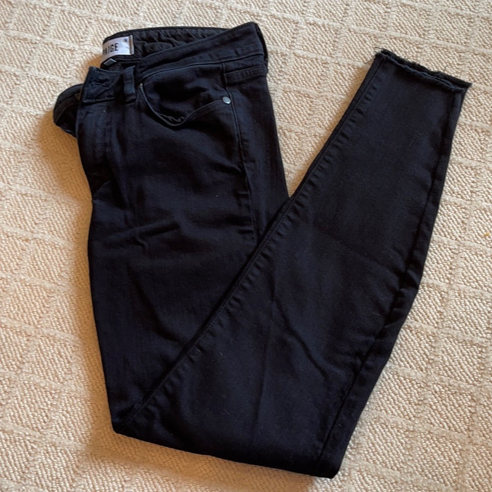 Paige Skyline cropped jeans - black